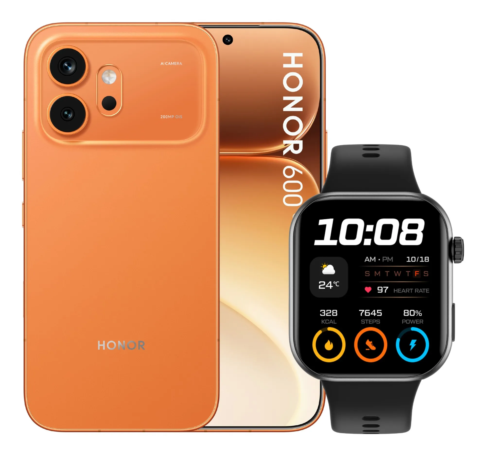 Honor Smartphone 600 8 512Gb Orange+ W2I - immagine 1