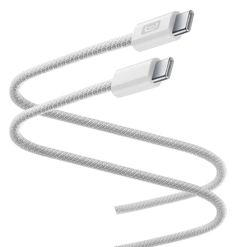 Cellularline Cavo USB-C 2m USBDATABRTABC2C2MW Bianco - immagine 1