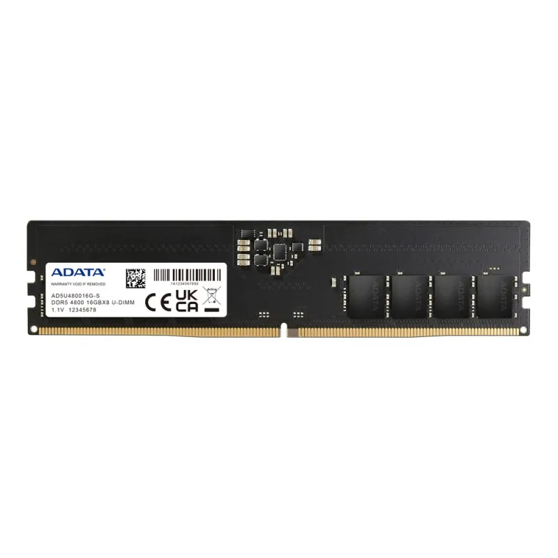 Adata RAM Dimm 16gb Ddr5 4800mhz Udimm Ad5u480016g-S - immagine 1