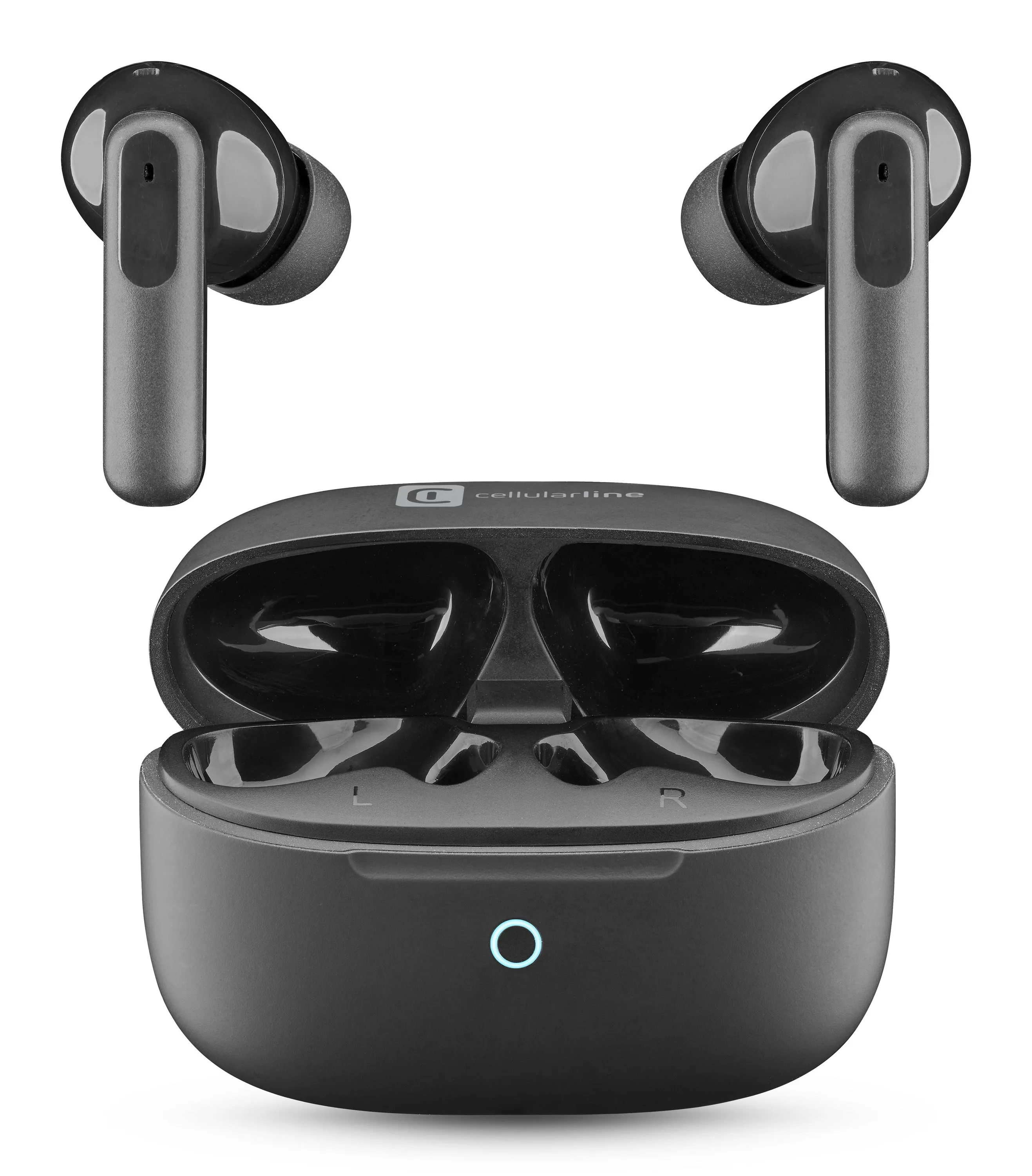 Cellularline Auricolari TWS Bluetooth con custodia di ricarica Btsynctwsk - immagine 1