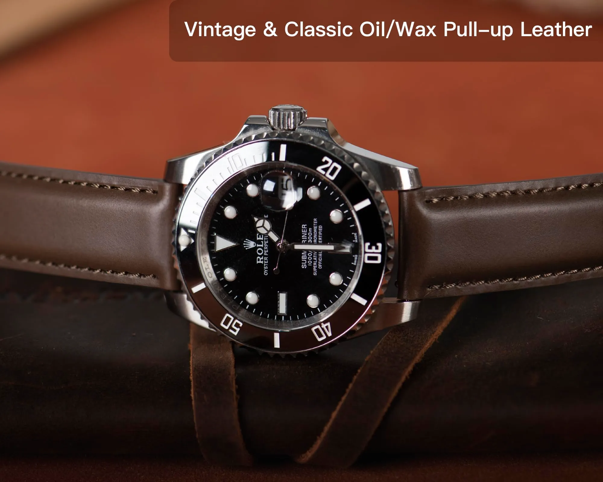 OTTOODY Cinturini Orologio in Pelle a Sgancio Rapido 18mm 19mm 20mm 21mm 22mm, Eleganti Cinturini per Orologi in Pelle a Grana Superiore Cinturino di Ricambio per Uomini Donne, Orologio e Smartwatch - immagine 5
