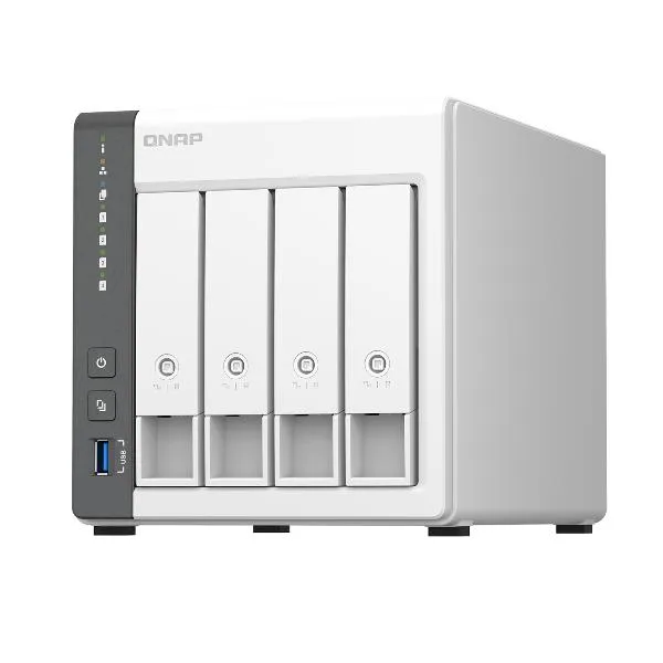 Qnap NAS 4 Baie Arm 4-CORE CORTEX-A55 2.0GHZ 4GB TS-433-4G - immagine 1