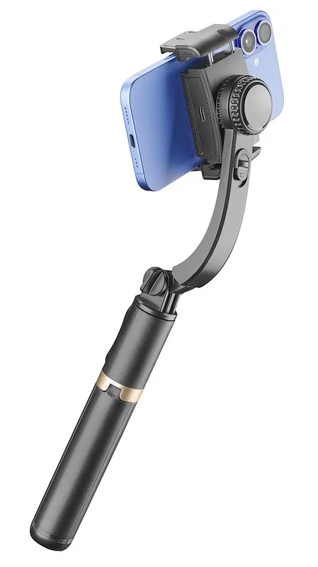 Cellularline Freemotion Stabilizzatore video Btfreemotionk Nero - immagine 1