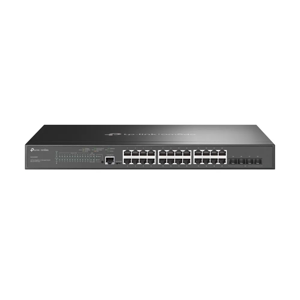 Switch 24P Rj45 Poe+ 4Slot Sfp 1P Usb Managed L2 - immagine 1
