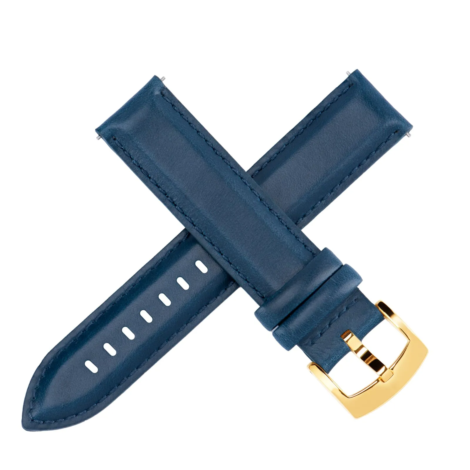 OTTOODY Cinturini Orologio in Pelle a Sgancio Rapido 18mm 19mm 20mm 21mm 22mm, Eleganti Cinturini per Orologi in Pelle a Grana Superiore Cinturino di Ricambio per Uomini Donne, Orologio e Smartwatch - immagine 2