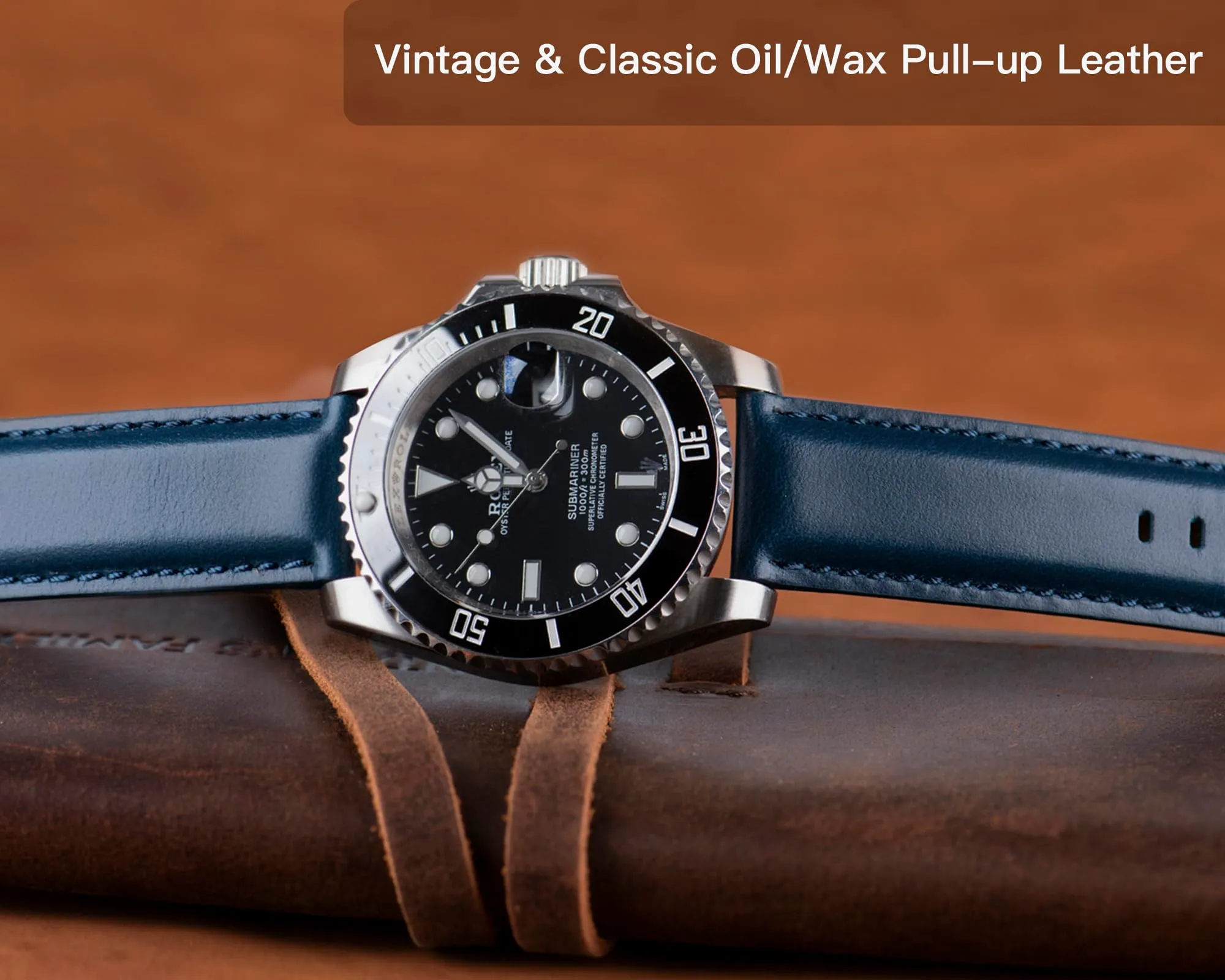 OTTOODY Cinturini Orologio in Pelle a Sgancio Rapido 18mm 19mm 20mm 21mm 22mm, Eleganti Cinturini per Orologi in Pelle a Grana Superiore Cinturino di Ricambio per Uomini Donne, Orologio e Smartwatch - immagine 6