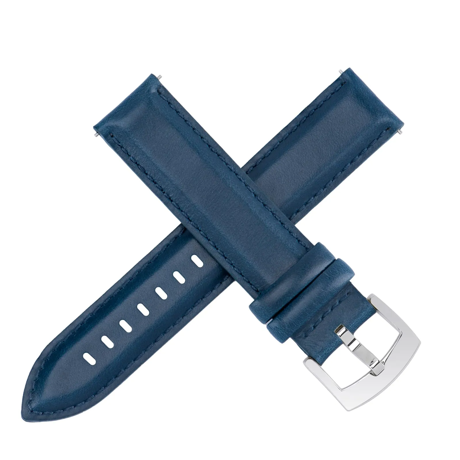 OTTOODY Cinturini Orologio in Pelle a Sgancio Rapido 18mm 19mm 20mm 21mm 22mm, Eleganti Cinturini per Orologi in Pelle a Grana Superiore Cinturino di Ricambio per Uomini Donne, Orologio e Smartwatch - immagine 2