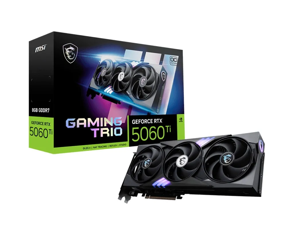 MSI Geforce RTX 5060 TI 8G Gaming Trio OC - immagine 1