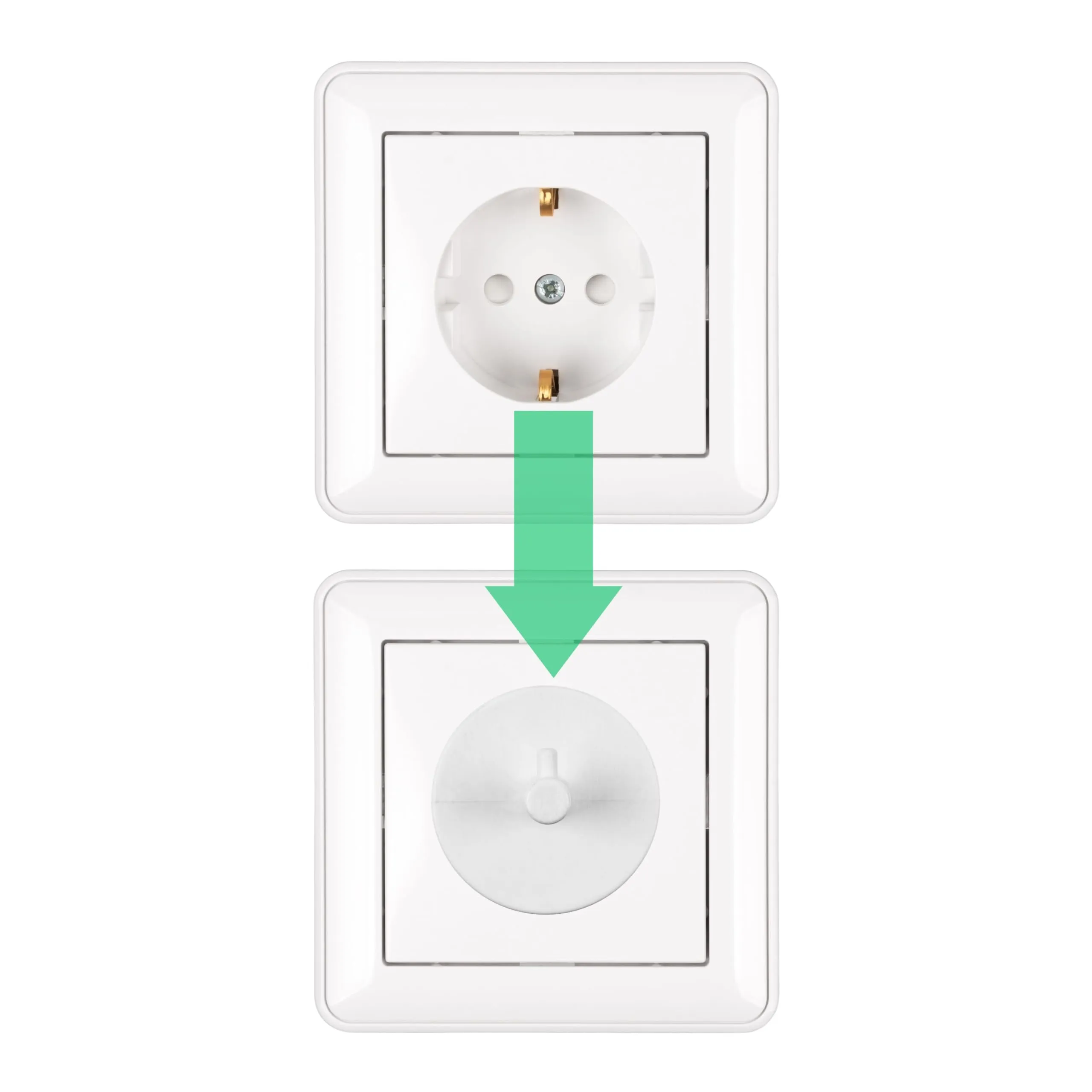 Coperchio per presa di corrente con gancio, 4 pezzi, in bianco, protezione della presa di corrente da polvere, spruzzi d'acqua, sporco, per presa SchuKo tipo F - immagine 7