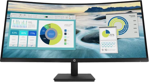 Hp Monitor Curvo 34 LED Va 21:9 WQHD 5MS 250 Cdm, Reg Altezza, Usb-C, DP/Hdmi, Multimediale, P34hc G4 21y56aa - immagine 1