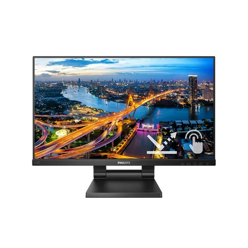 Philips Monitor Touch 21,5 LED Tn 16:9 FHD 4MS 250 Cdm, VGA/DP/Hdmi, Multimediale 222b1tc - immagine 1