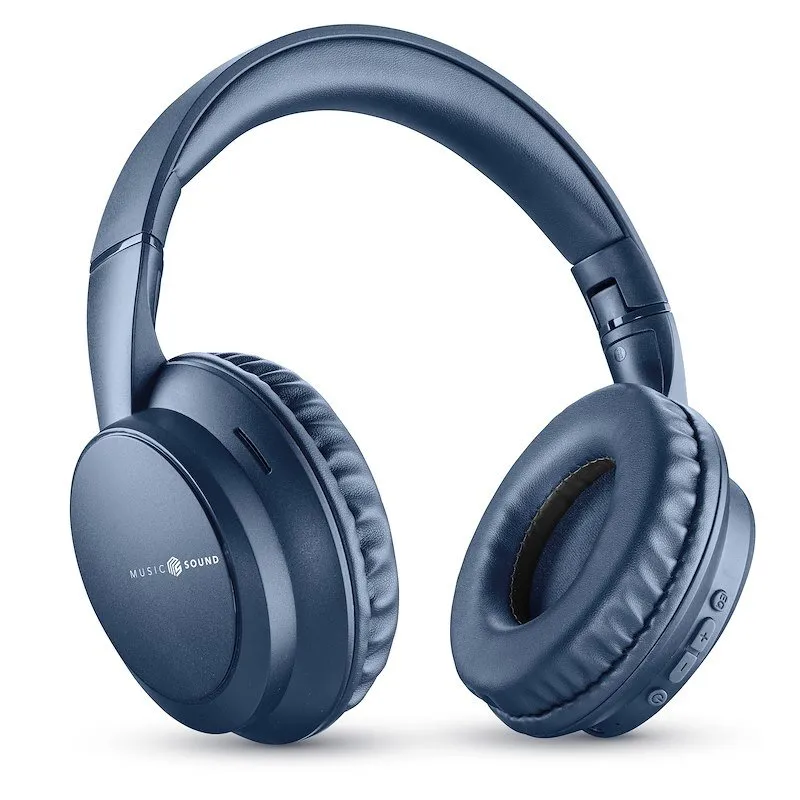 Cellularline Music Sound Cuffie a padiglione chiuso BOOST Blue - immagine 1