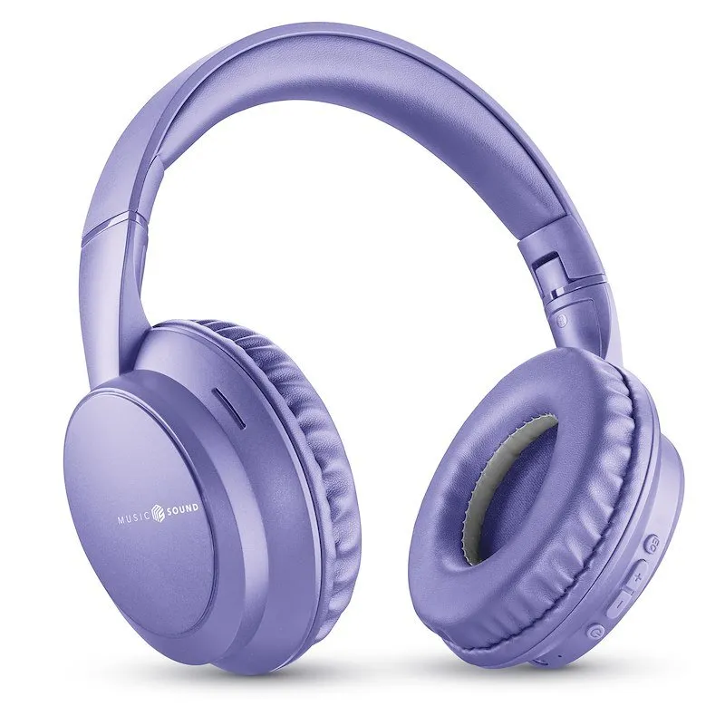 Cellularline Music Sound Cuffie a padiglione chiuso BOOST Purple - immagine 1