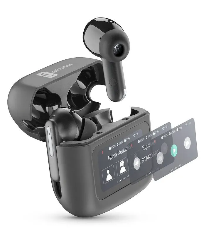 Cellularline auricolare in ear Bthushtwsk nero - immagine 1