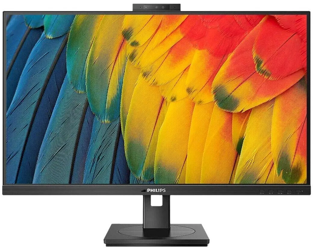 Philips Monitor 23,8 Wled Ips 16:9 FHD 4MS, DP/Hdmi, Usb-C Docking, Webcam, Pivot, Multimediale 24b1u5301h/00 - immagine 1