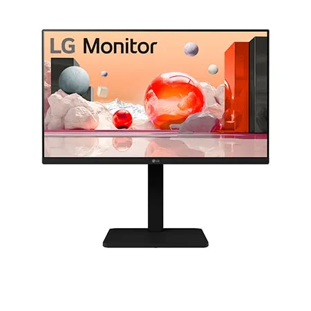Lg Monitor 23,8 LED Ips 100hz 16:9 FHD 5MS 250 Cdm, Pivot, VGA/DP/Hdmi, Multimediale 24ba450-B.Aeuq - immagine 1