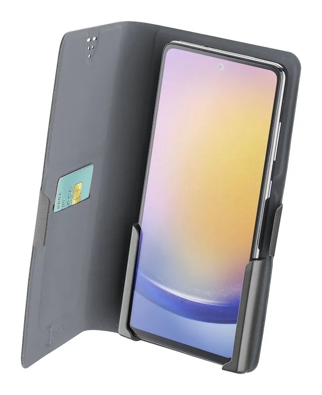 Cellularline Custodia a libro Slide & Click multicompatibile Slideclicknew3xk nero - immagine 1