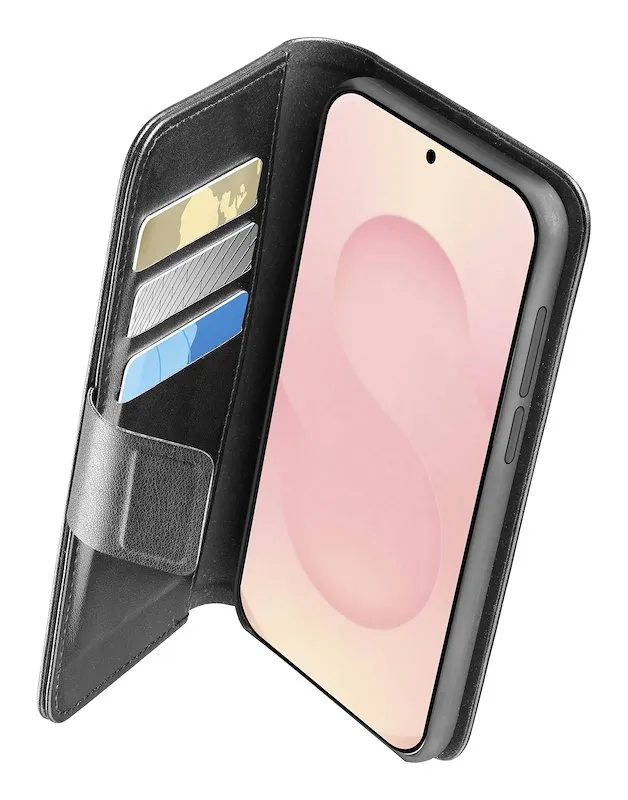 Cellularline Custodia Galaxy S25 Edge Book Agenda Nero - immagine 1