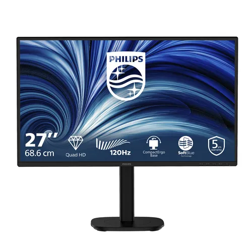 Philips Monitor 27 LED WQHD 16:9 4MS 120hz, Reg Altezza, DP/Hdmi 27b2n3500/00 - immagine 1