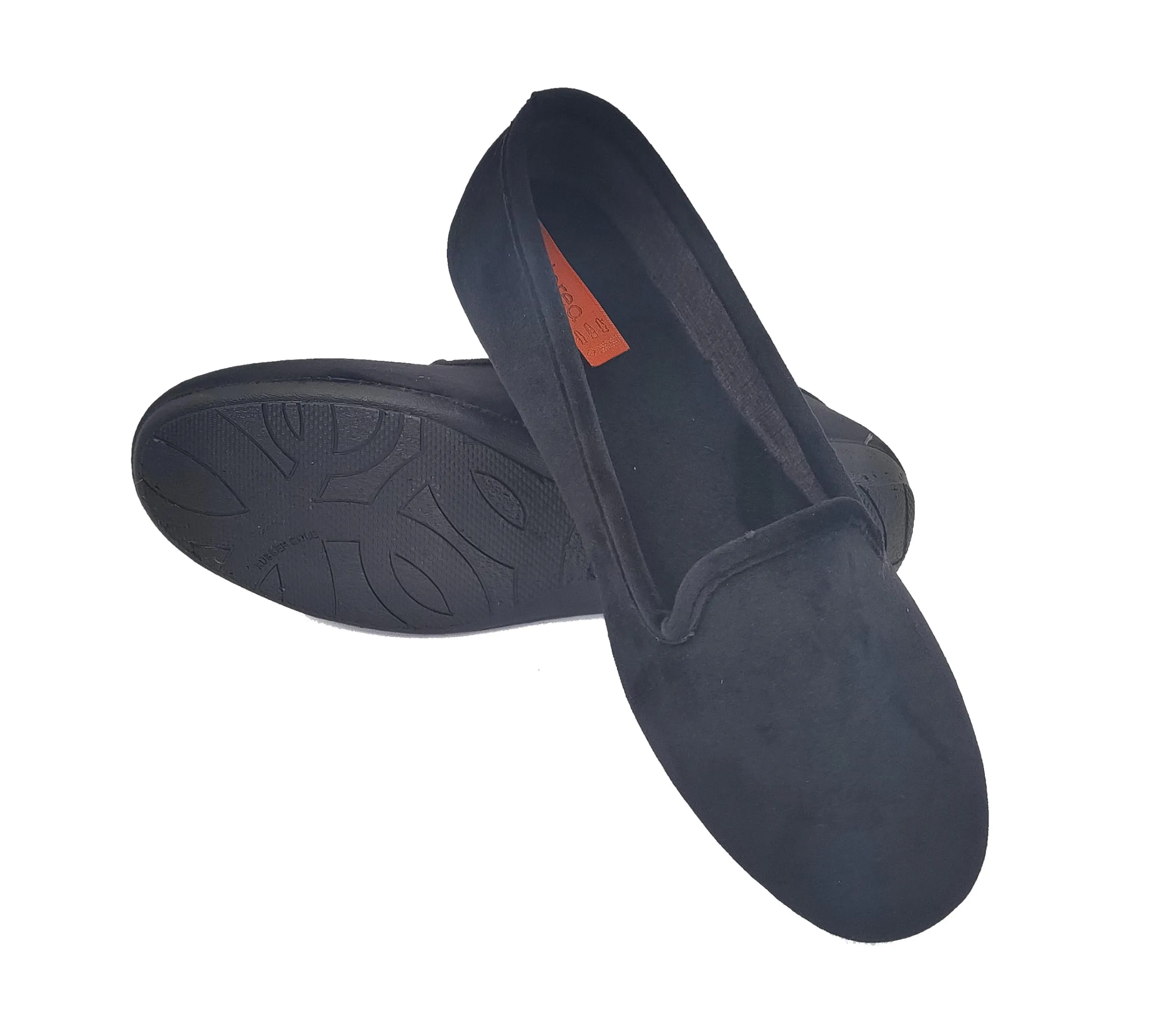 Meravigliose Pantofole Invernali Donna, Ballerine Chiuse da Casa invernali in Velluto Rasato, Ciabatte Scaldapiedi Peluche Eleganti, Morbide e Super Comode (Nero, 38) - immagine 3