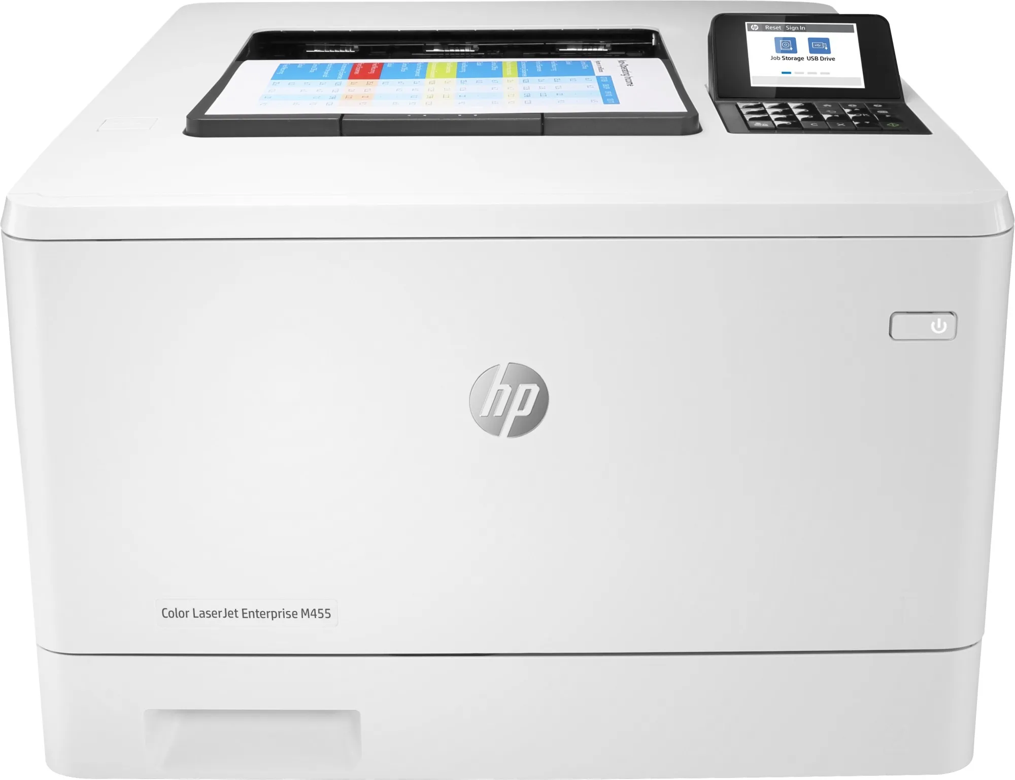 Hp Stamp. Laser A4 Colore Laserjet M455Dn 27Ppm Fronte/Retro Usb/Lan - immagine 1
