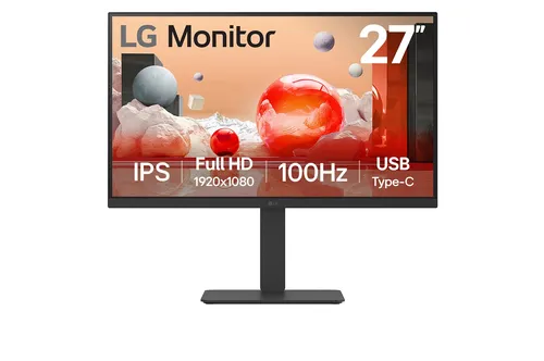 Lg Monitor 27 LED Ips 16:9 FHD 5MS 250 Cdm, Pivot, Usb-C, Hdmi, Multimediale 27ba750-B.AEU - immagine 1