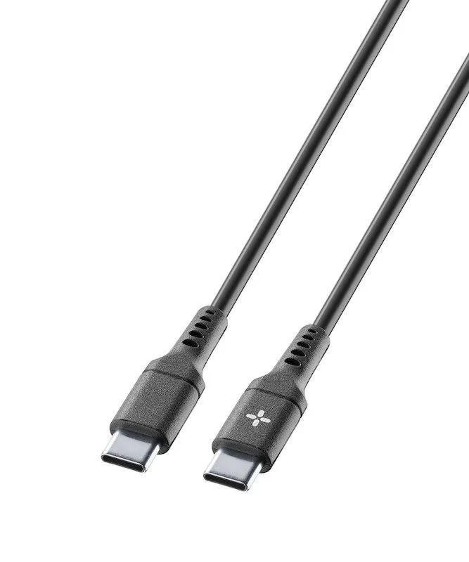 Cellularline CABLE 100CM - USB-C TO USB-C Plusbdatactc1mk Nero - immagine 1