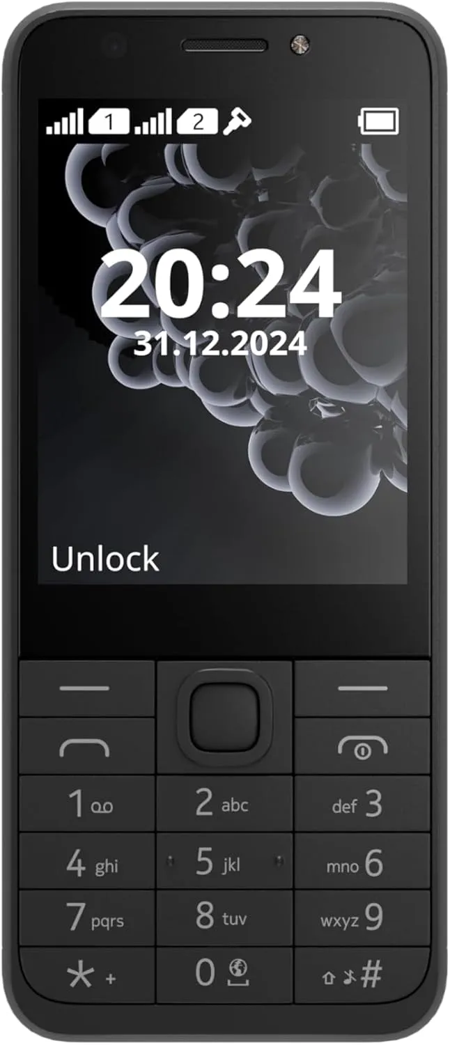 Nokia Cellulare 230 Ds 2024 Black 286956866 - immagine 1