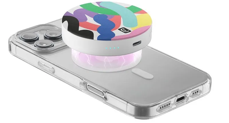 Cellularline Power Bank Magsafe Pbmaground3000w Bianco - immagine 1