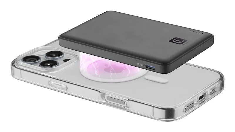 Cellularline Power Bank Magsafe 5000 Nero - immagine 1