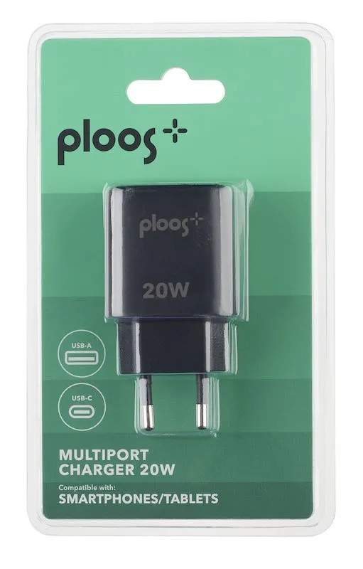 CellularLine USB+USB-C ADAPTER - UNIVERSAL Plach2usbpd20wk - immagine 1