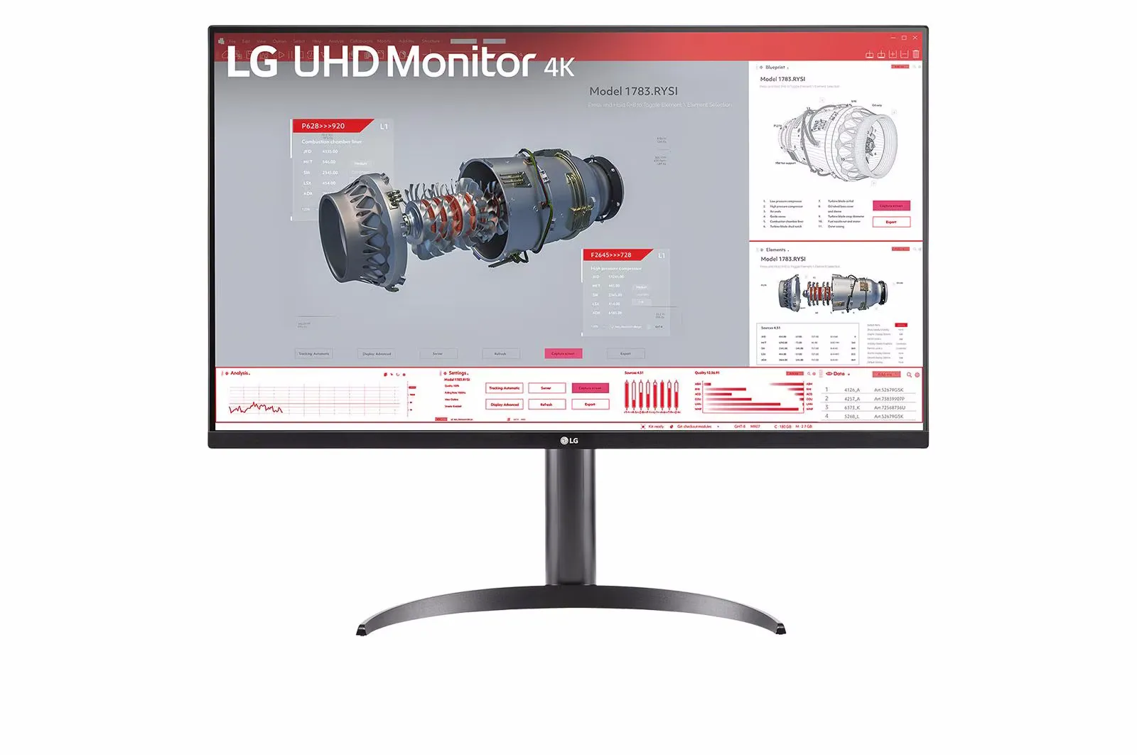 Lg Monitor 31,5 LED Va 16:9 2K UHD 4MS, DP/Hdmi, Multimediale 32br55uk-B.AEU - immagine 1
