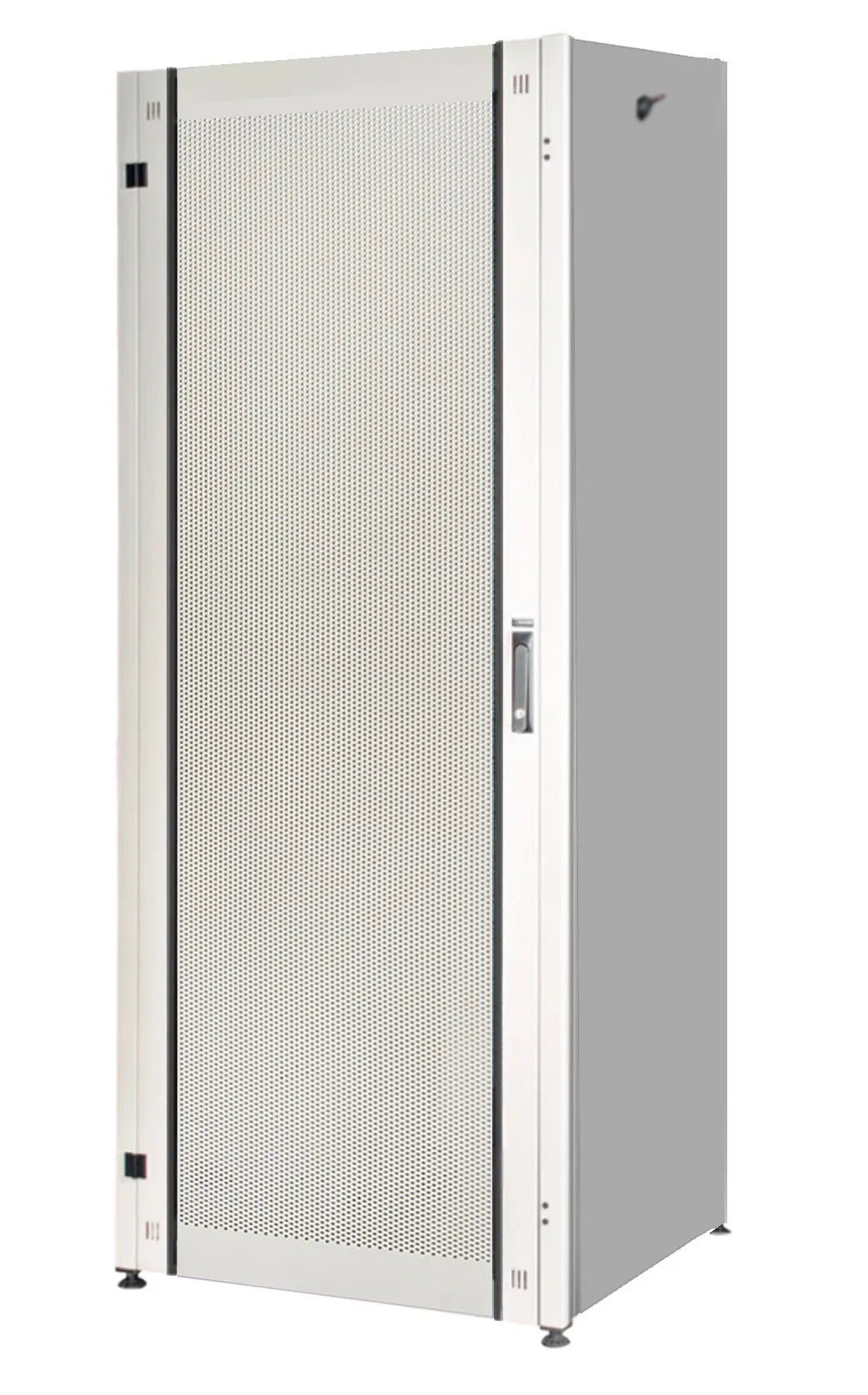 Armadio Rack Per Reti 19 42U (A)2002 (L)600 (P)800 Colore Grigio Porta Traforata Serie Eavi - immagine 1