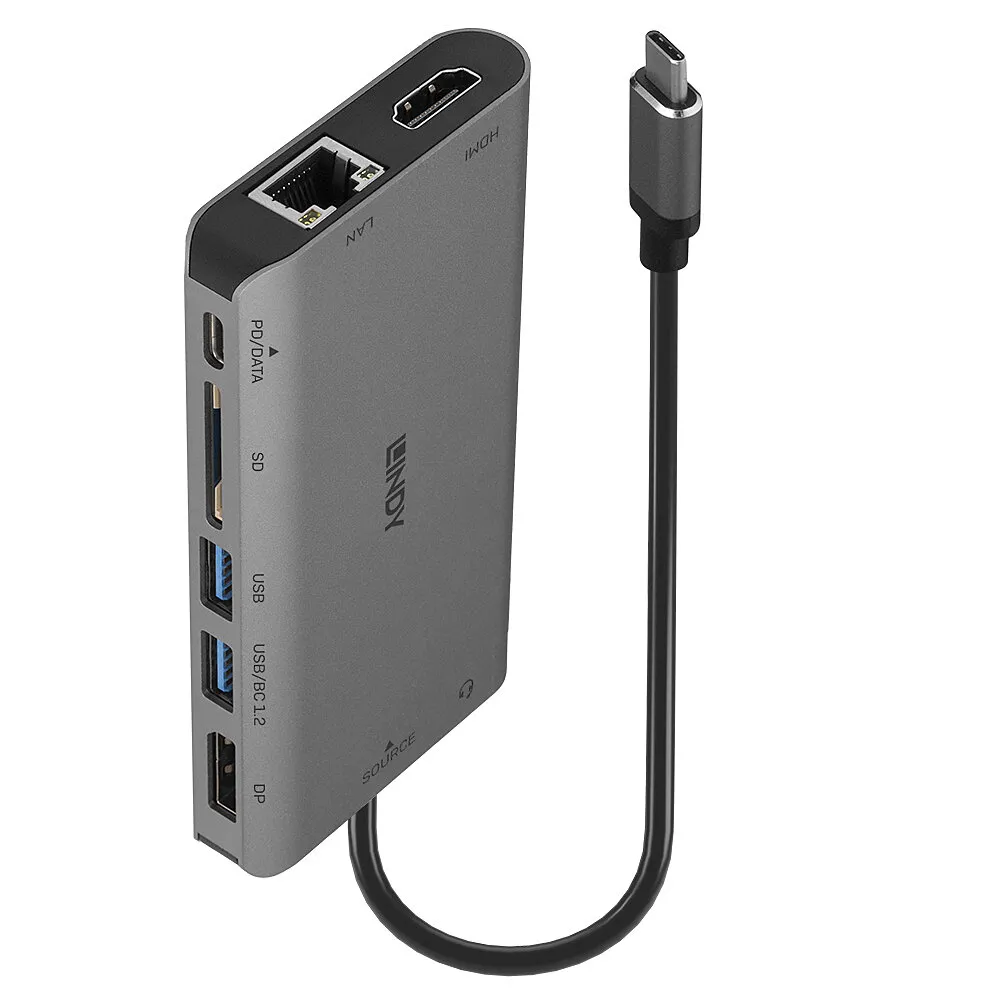 Lindy Dst-Mini Xt, Mini Docking Station Per Laptopusb-C Con Supporto 4K Su Singolo Display O FHD 43323 - immagine 1