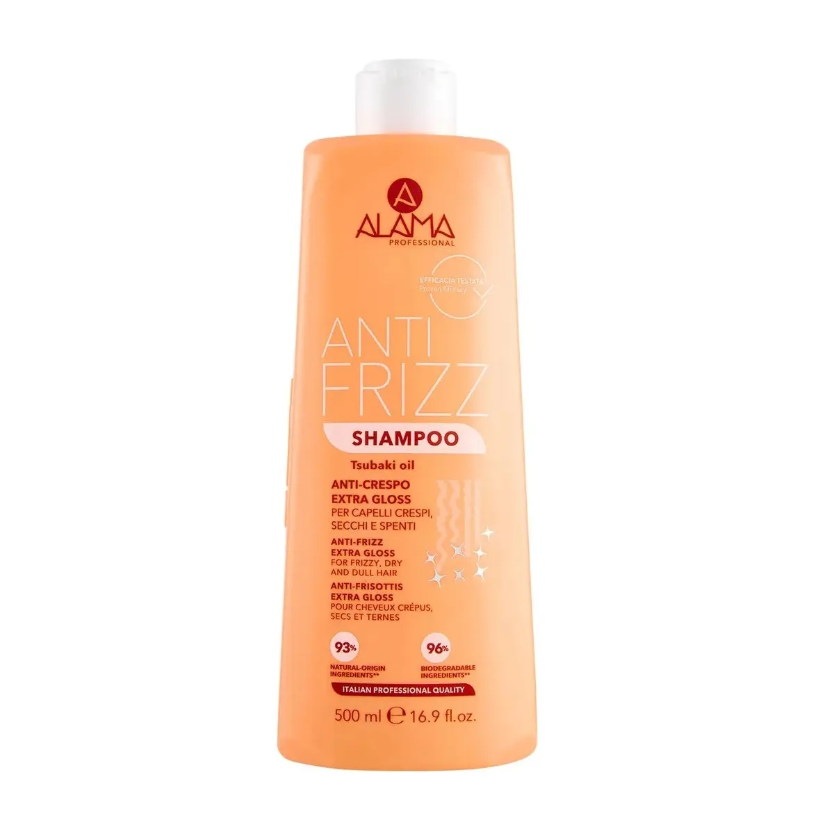 Alama Anti Frizz - Shampoo Anti Frizz & Gloss per Capelli Crespi 500ml - immagine 1