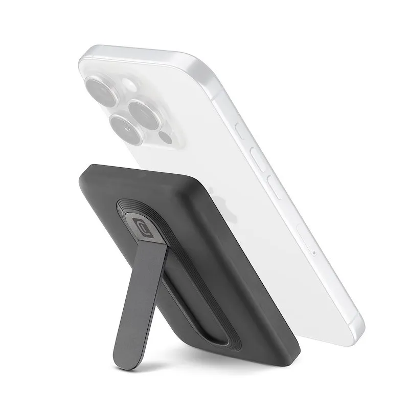 Cellularline Power Bank Mag Stand 5.000 Qi2 Nero - immagine 1