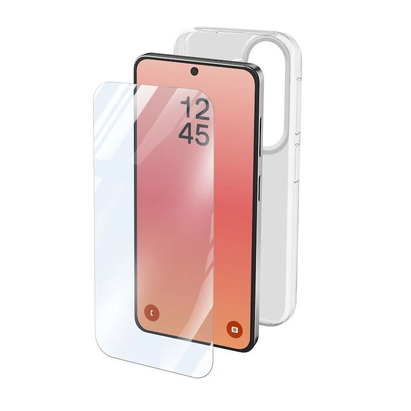Cellularline Custodia Galaxy S26+ Protection Kit Trasparente - immagine 1