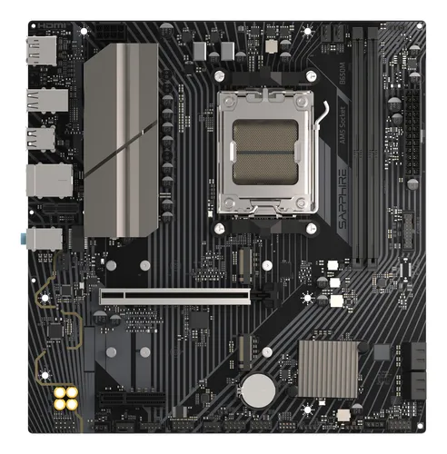 Sapphire Mb Amd B650, B650m-E, Micro-Atx, AM5, Ddr5, PCI-Ex16, Sata3 52112-04-40G - immagine 1
