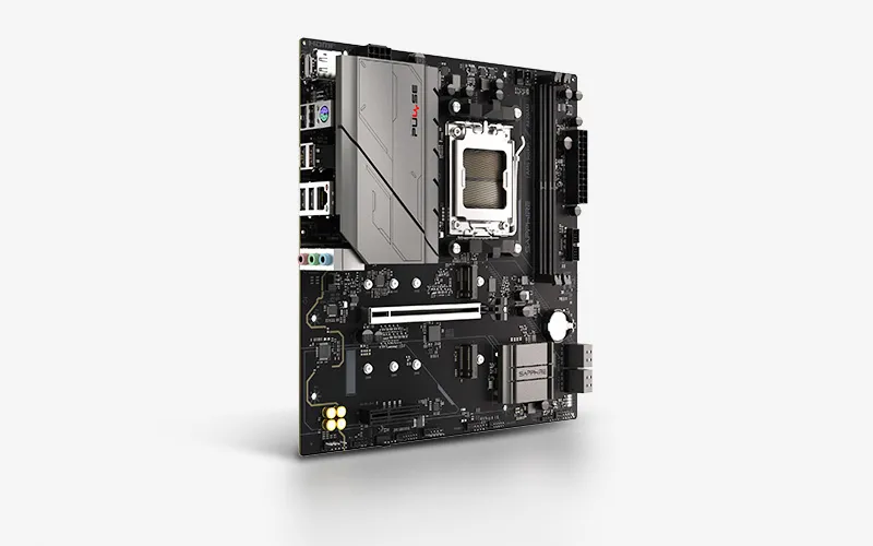 Sapphire Mb Amd A620, Pulse A620am, Micro-Atx, AM5, Ddr5, PCI-Ex16, Sata3 52118-03-40G - immagine 1