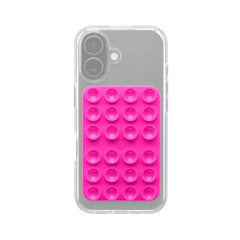 Cellularline Supporto Universale con Ventosa Bubble MagSafe Rosa - immagine 1