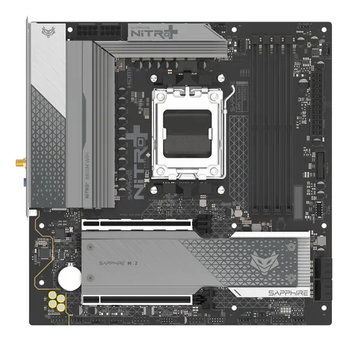 Sapphire Mb Amd B850, Nitro+ B850m Wifi, Micro-Atx, AM5, Ddr5, PCI-Ex16, Sata3, Wifi 52123-01-40G - immagine 1