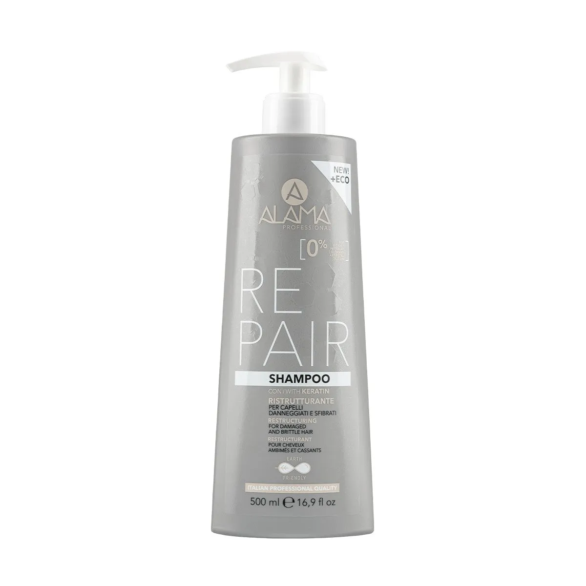 Alama Repair - Shampoo Ristrutturante per Capelli Danneggiati e Sfibrati 500ml - immagine 1