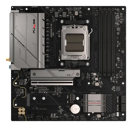 Sapphire Mb Amd B850, Pulse B850m Wifi, Micro-Atx, AM5, Ddr5, PCI-Ex16, Sata3, Wifi 52123-04-40G - immagine 1