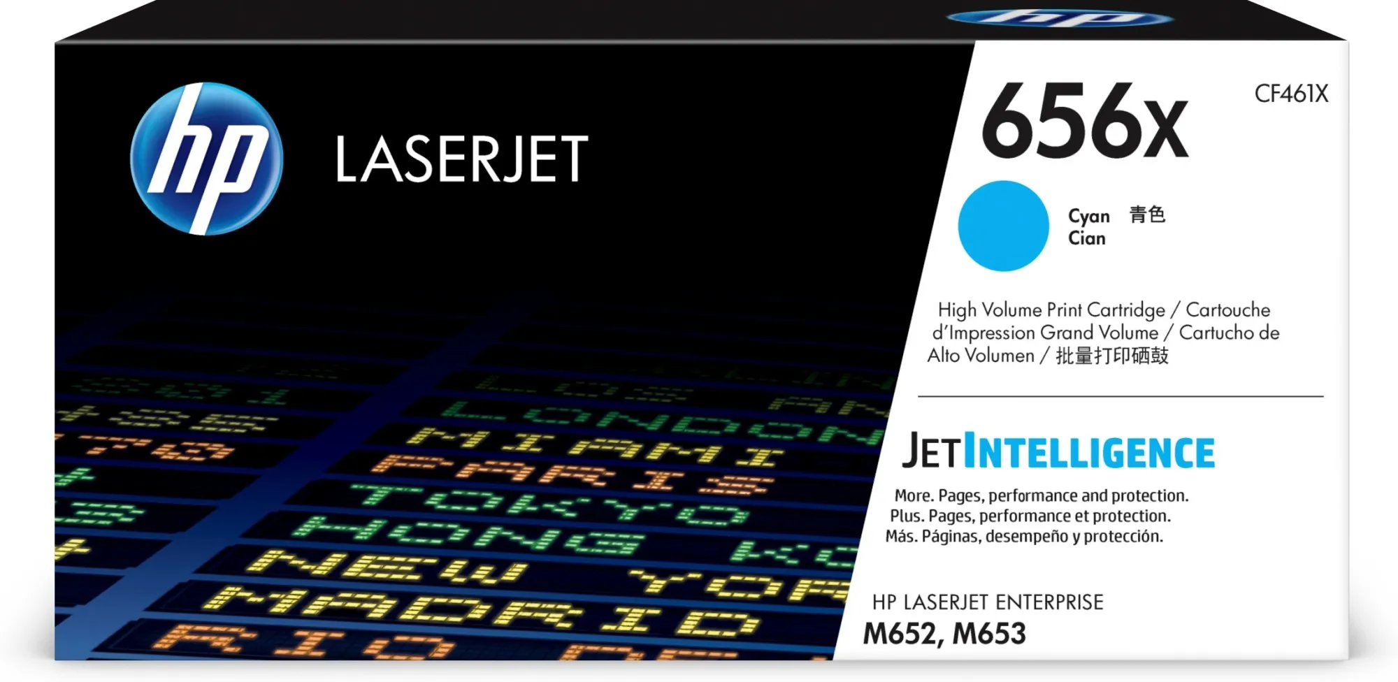 ORIGINALE HP toner ciano CF461X 656X 22000 pagine - immagine 1