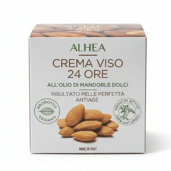Alhea Crema Viso 24H Mandorle 50ml - immagine 1