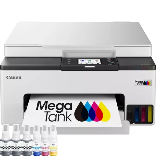 Canon Multifunzione Ink A4 Colore, Maxify Gx1051 EB2, 15ppm, Fronte/Retro, USB/LAN/Wifi, Megatank 6169c029 - immagine 1