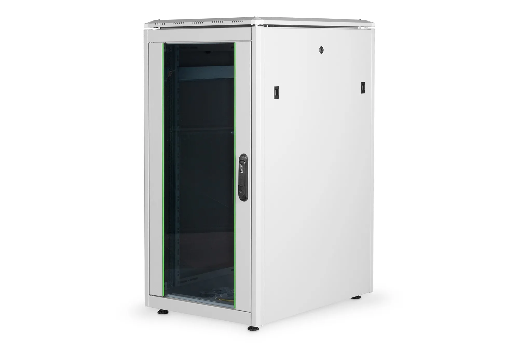 Armadio 22 unità linea professionale (A)1200 X (L)600 X (P) 800 MM grigio chiaro RAL7035 (DN-19 22U-6/8) - immagine 1