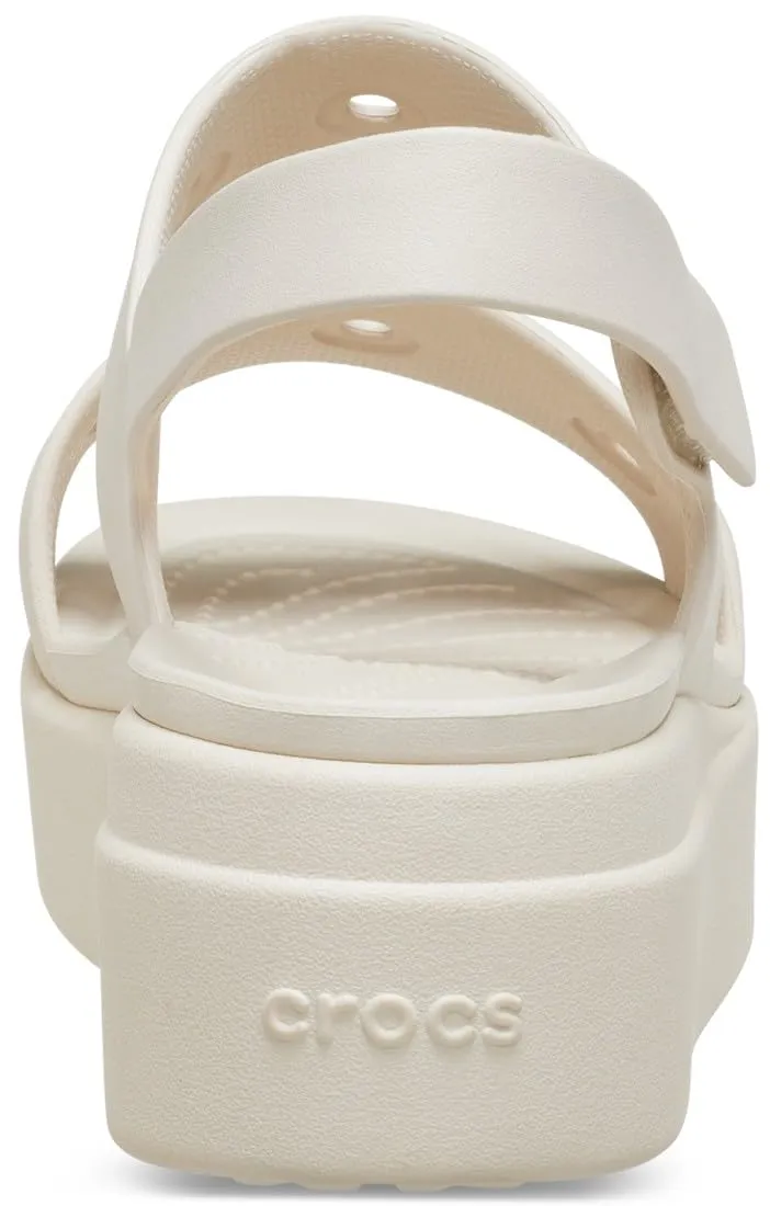 Crocs Brooklyn 4U Sandalo, Stucco, Donna, EU 36-37 - immagine 3