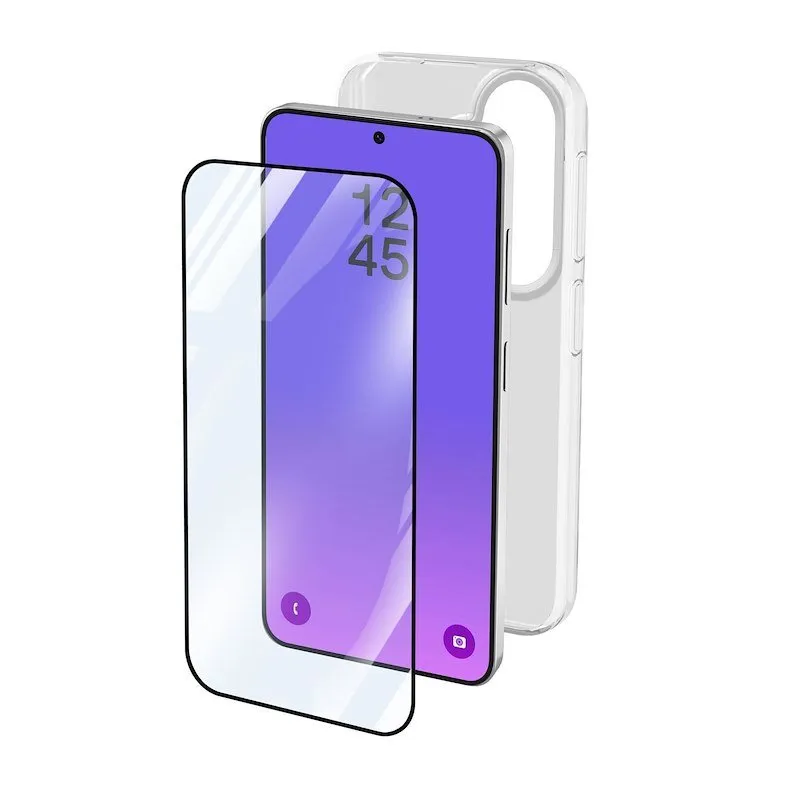 Cellularline Custodia e Vetro Temperato Samsung Galaxy A57 Protection Kit - immagine 1