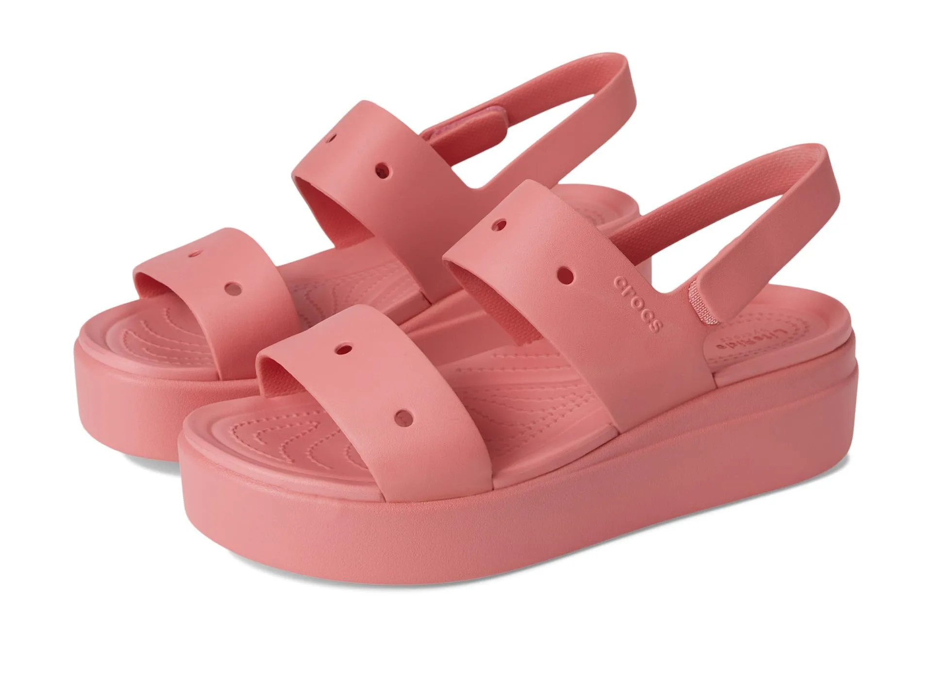 Crocs Sandali da donna Brooklyn 4u con zeppa bassa, 5 - immagine 1